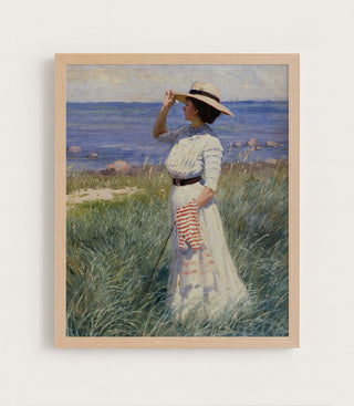 LOOKING OUT TO SEA - Museum Quality Art