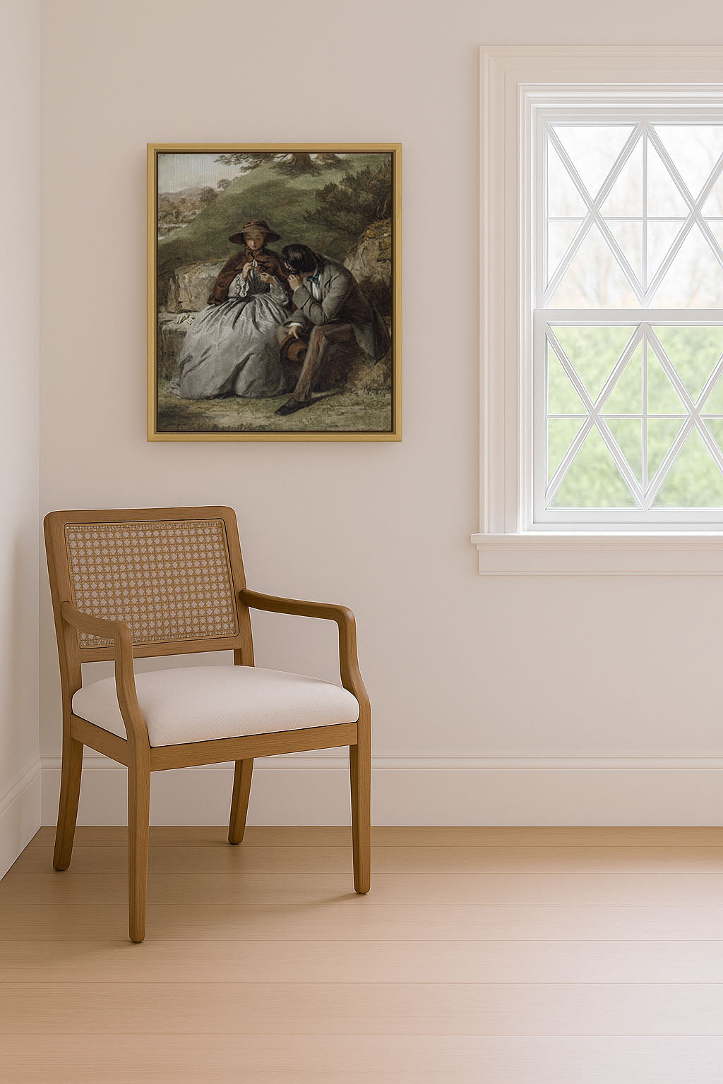 Lovers - Vintage Romantic Wall Art – Museum Quality Art