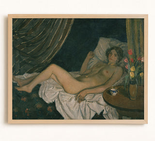 LYING WOMAN - Museum Quality Art
