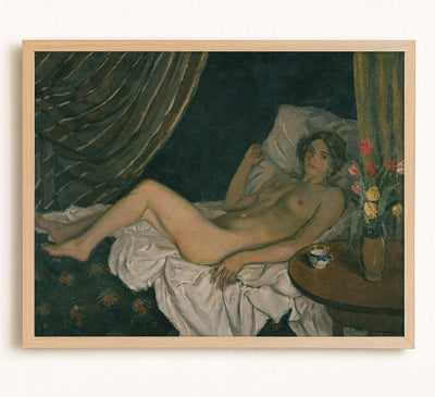LYING WOMAN - Museum Quality Art