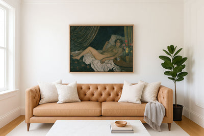 LYING WOMAN - Museum Quality Art