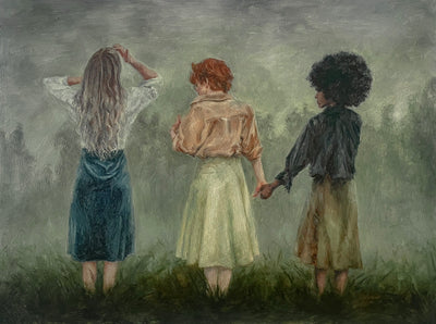 Mad Models and Metaphors — Oil on Panel, 12 × 16 in