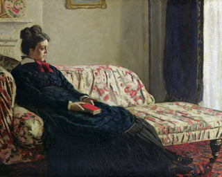 Madame Monet on the Sofa