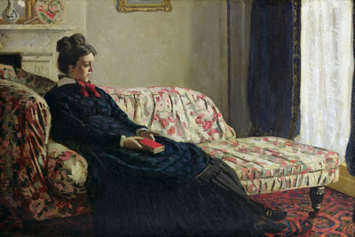 MADAME MONET ON THE SOFA
