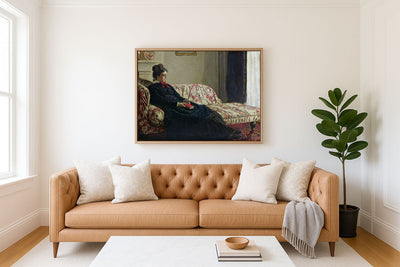 Madame Monet on the Sofa