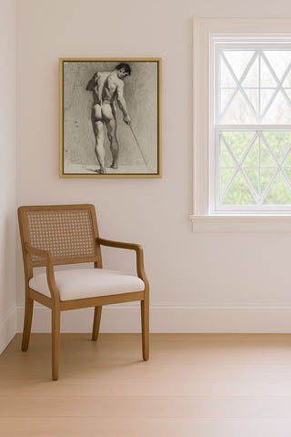 Male Nude With a Cane