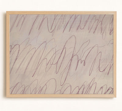 Mauve Scribble