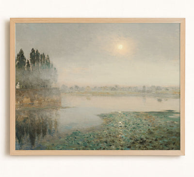 MIST ON THE RIVER - Museum Quality Art