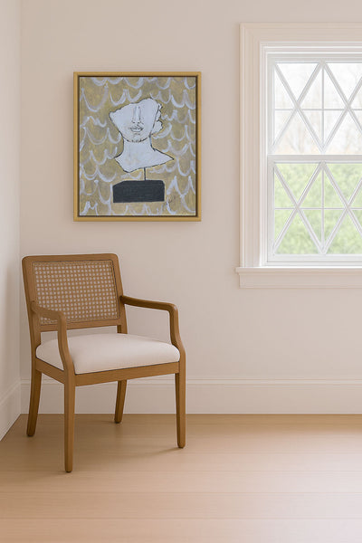 Mod Parisian Sculpture Au Butternut