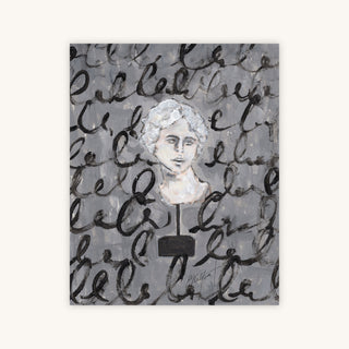 MOD SCULPTURE WITH SCRIBBLE — Primary Image