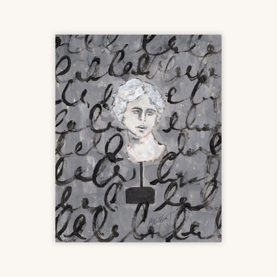 MOD SCULPTURE WITH SCRIBBLE — Primary Image