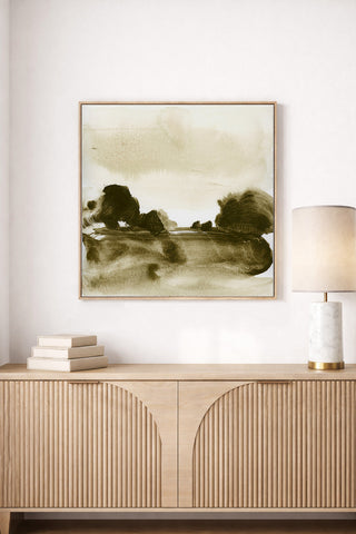 MONOCHROMATIC RUSH LANDSCAPE - Museum Quality Art