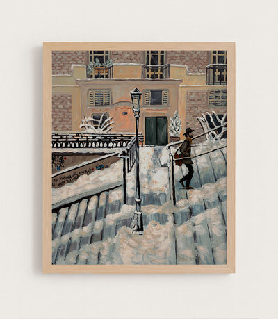 Montmartre, Snow