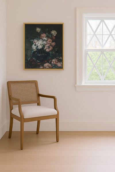 MOODY FLORAL - Museum Quality Art