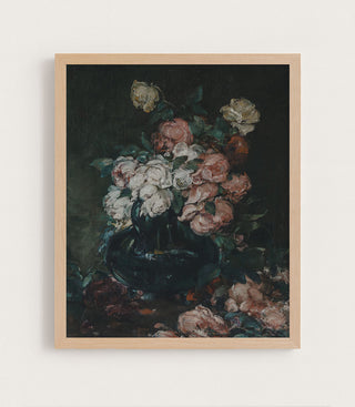 MOODY FLORAL - Museum Quality Art