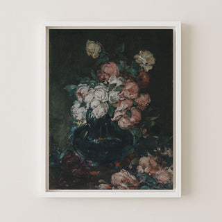 MOODY FLORAL - Museum Quality Art