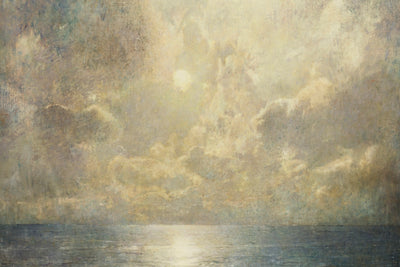 MOONLIT SEASCAPE - Museum Quality Art