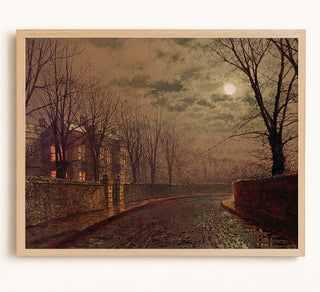 Moonlit Street Scene