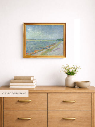 MOORED BOATS - Museum Quality Art