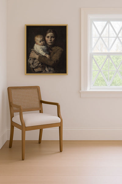 MOTHER AND CHILD - Museum Quality Art