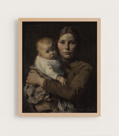 MOTHER AND CHILD - Museum Quality Art
