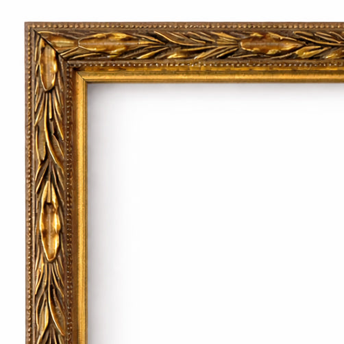 Narrow Ornate Gold Frame
