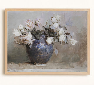 NEUTRAL FLORAL - Museum Quality Art