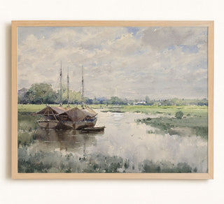NEUTRAL MARSH - Museum Quality Art