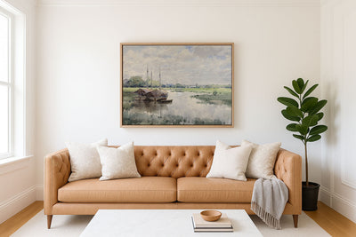 NEUTRAL MARSH - Museum Quality Art