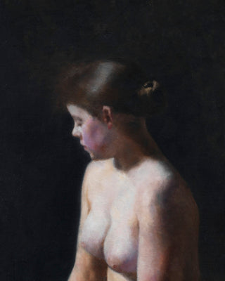 NUDE FEMALE MODEL