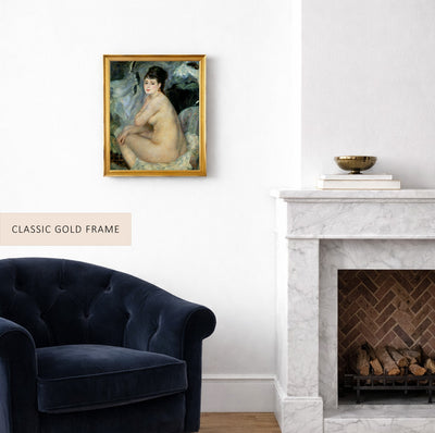 Nude Seated on a Sofa