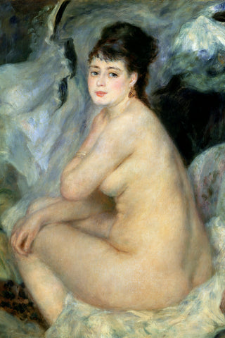NUDE SEATED ON A SOFA - Museum Quality Art