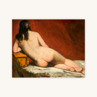 NUDE STUDY OF A RECLINING WOMAN — Primary Image