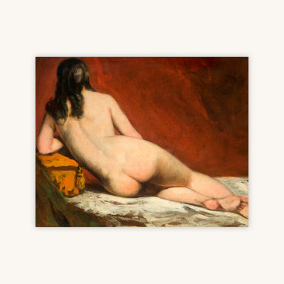 NUDE STUDY OF A RECLINING WOMAN — Primary Image