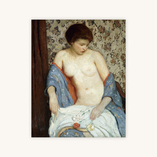 NUDE WITH BLUE KIMONO — Primary Image