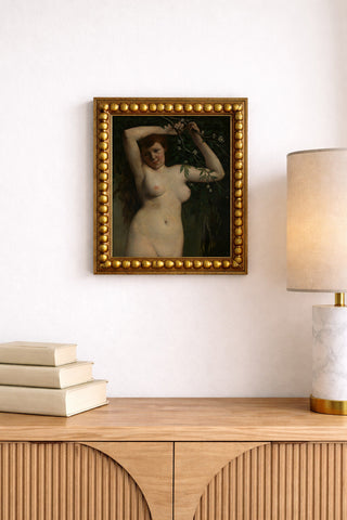 NUDE WITH FLOWERING BRANCH - Museum Quality Art
