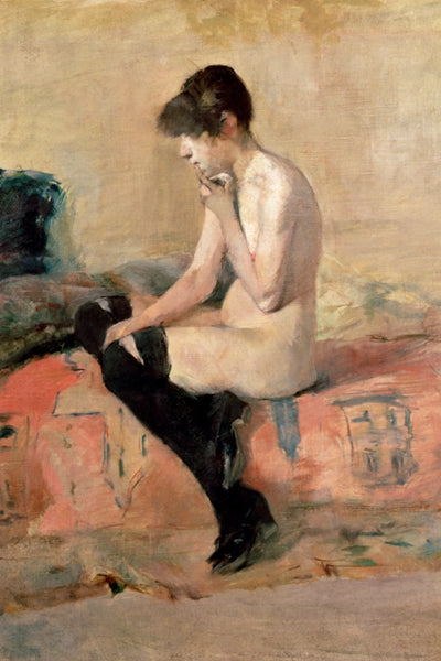 Nude Woman Seated on a Divan