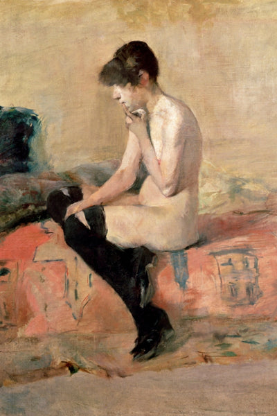 Nude Woman Seated on a Divan