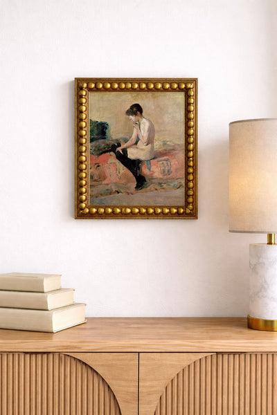 Nude Woman Seated on a Divan