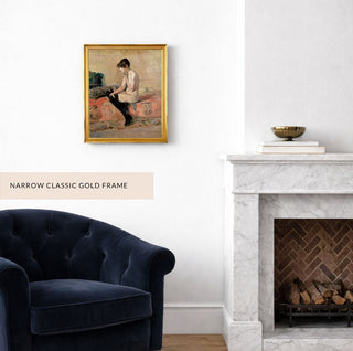 Nude Woman Seated on a Divan