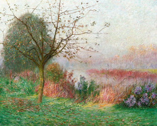 OCTOBER MORNING ON THE RIVER LYS - Museum Quality Art