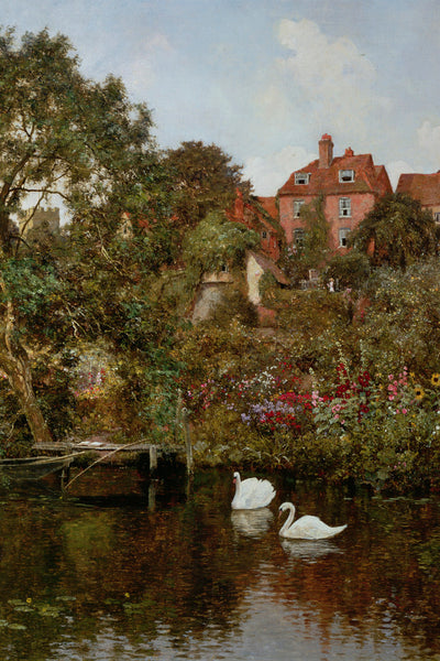 OLD GUILDFORD, SURREY, RIVER WEY - Museum Quality Art