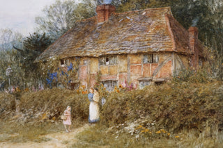 OLD SURREY COTTAGE - Museum Quality Art