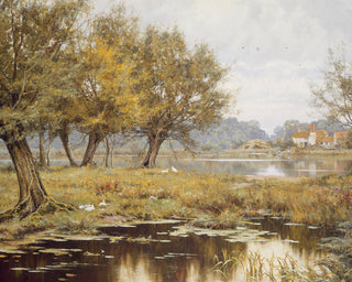 OLD WILLOWS, ABINGER HAMMER - Museum Quality Art