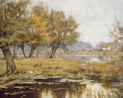 OLD WILLOWS, ABINGER HAMMER - Museum Quality Art