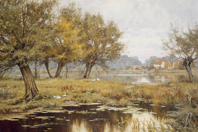 OLD WILLOWS, ABINGER HAMMER - Museum Quality Art