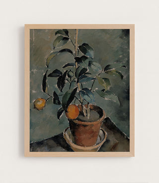 ORANGE PLANT - Museum Quality Art