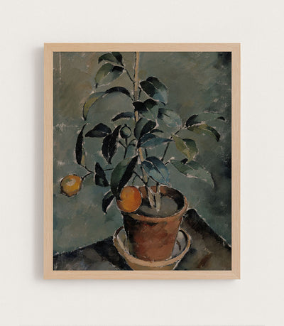 ORANGE PLANT - Museum Quality Art