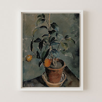 ORANGE PLANT - Museum Quality Art