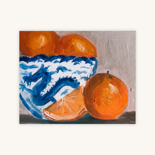 ORANGES WITH DRAGON BOWL — Primary Image